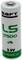 'Saft LS 17500' Lithium Battery, 3.6V, cylindrical, white with green lettering, suitable for industrial applications.