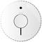 Round smoke detector with central test button, marked 'TEST', small light at the top.
