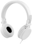 STREETZ HL-W203 On-ear headset Corded (1075100) Stereo White Foldable, Remote control, Headset