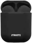 STREETZ TWS-0003 In-ear headset Bluetooth® (1075101) Stereo Black Remote control, Headset, Charging case