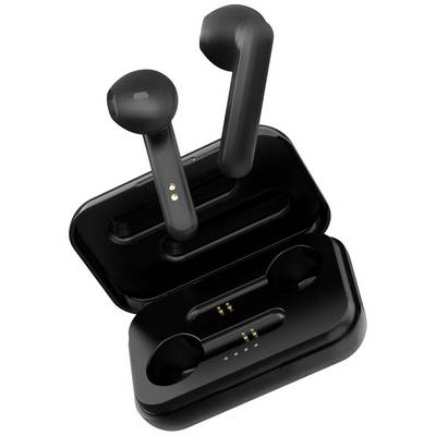 STREETZ TWS-104 In-ear headset Bluetooth® (1075101) Stereo Black Battery indicator, Headset, Charging case, Touch contro-2