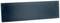 Black, rectangular, flat cushion, likely a wrist rest for keyboards, on a white background.