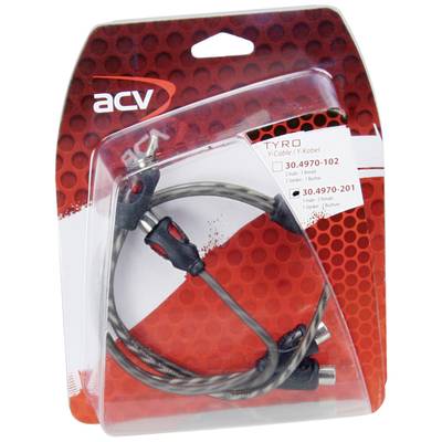 ACV 30.4970-201 RCA cable 0.3 m [1x RCA plug (phono) - 2x RCA socket (phono)]