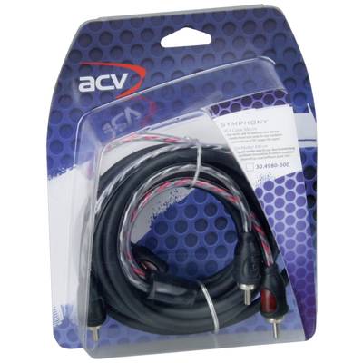 ACV 30.4980-300 RCA cable 3 m [2x RCA plug (phono) - 2x RCA plug (phono)]