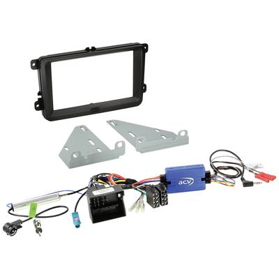 ACV 621320-30-02 Car stereo double DIN faceplate Compatible with: Seat, Skoda, Volkswagen