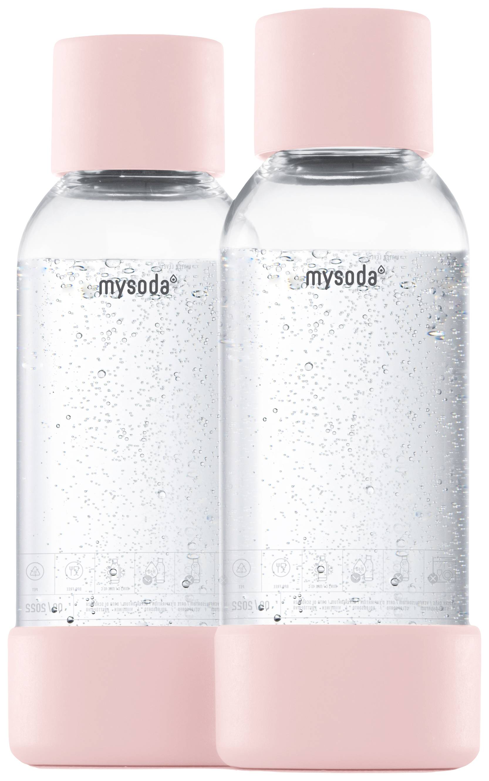 mysoda PET bottle 0,5L Bottle 2 pack Pink Pink-0