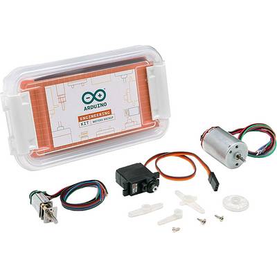 Arduino Motor Set with Box, Motor, Servo Motor, Cables and Screw Accessories. Ideal for technological projects and experiments.