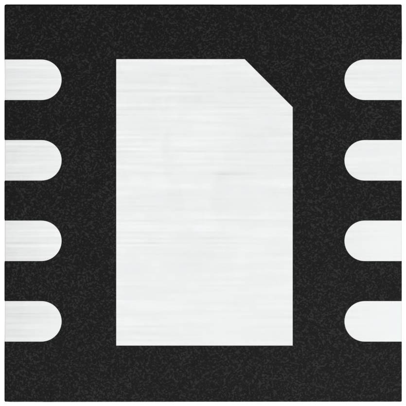 A stylised icon of a computer hard drive or chip, depicted in black and white with a rectangular central element.