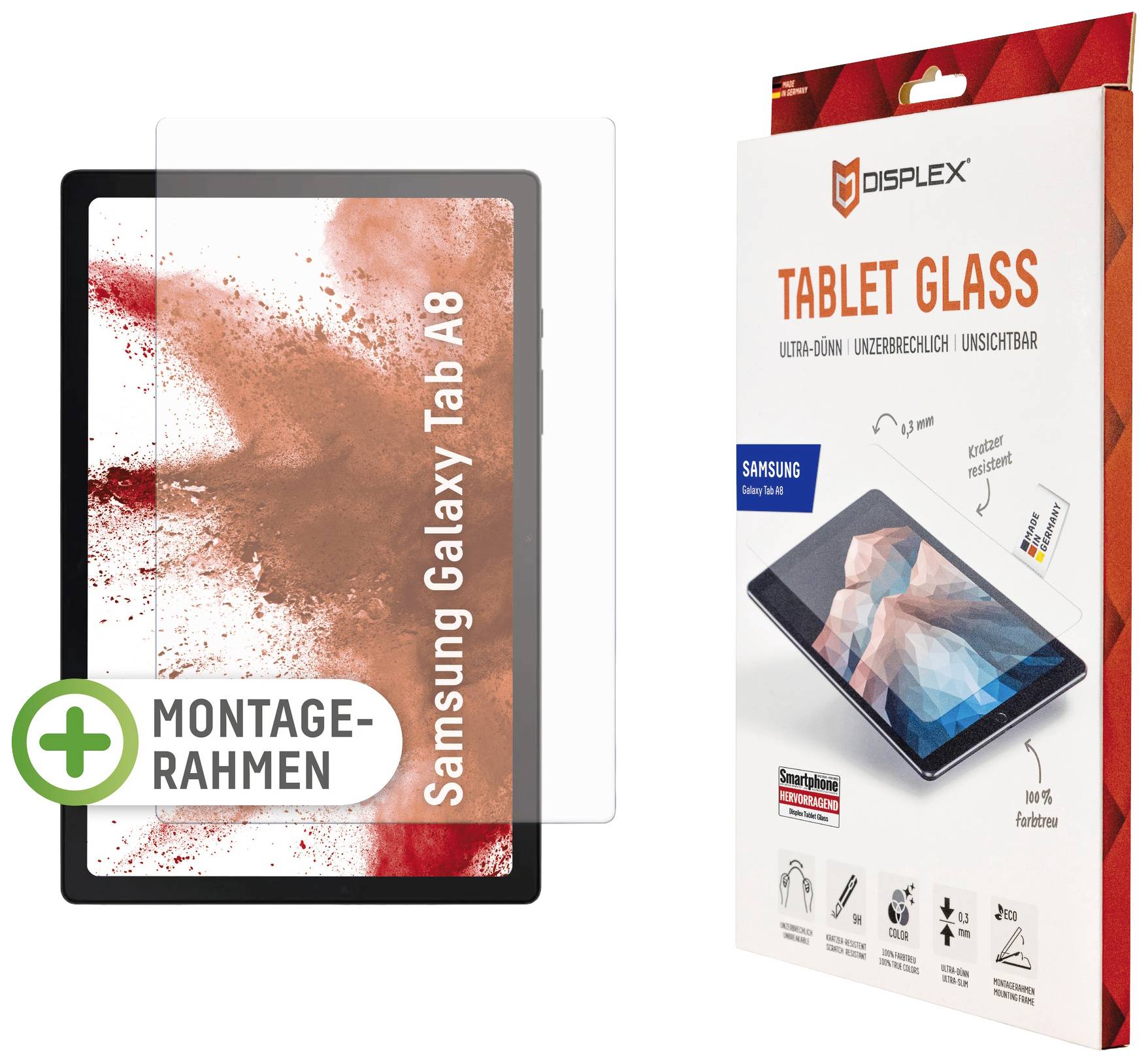DISPLEX 01600 Glass screen protector Samsung Galaxy Tab A8 1 pc(s) 01600