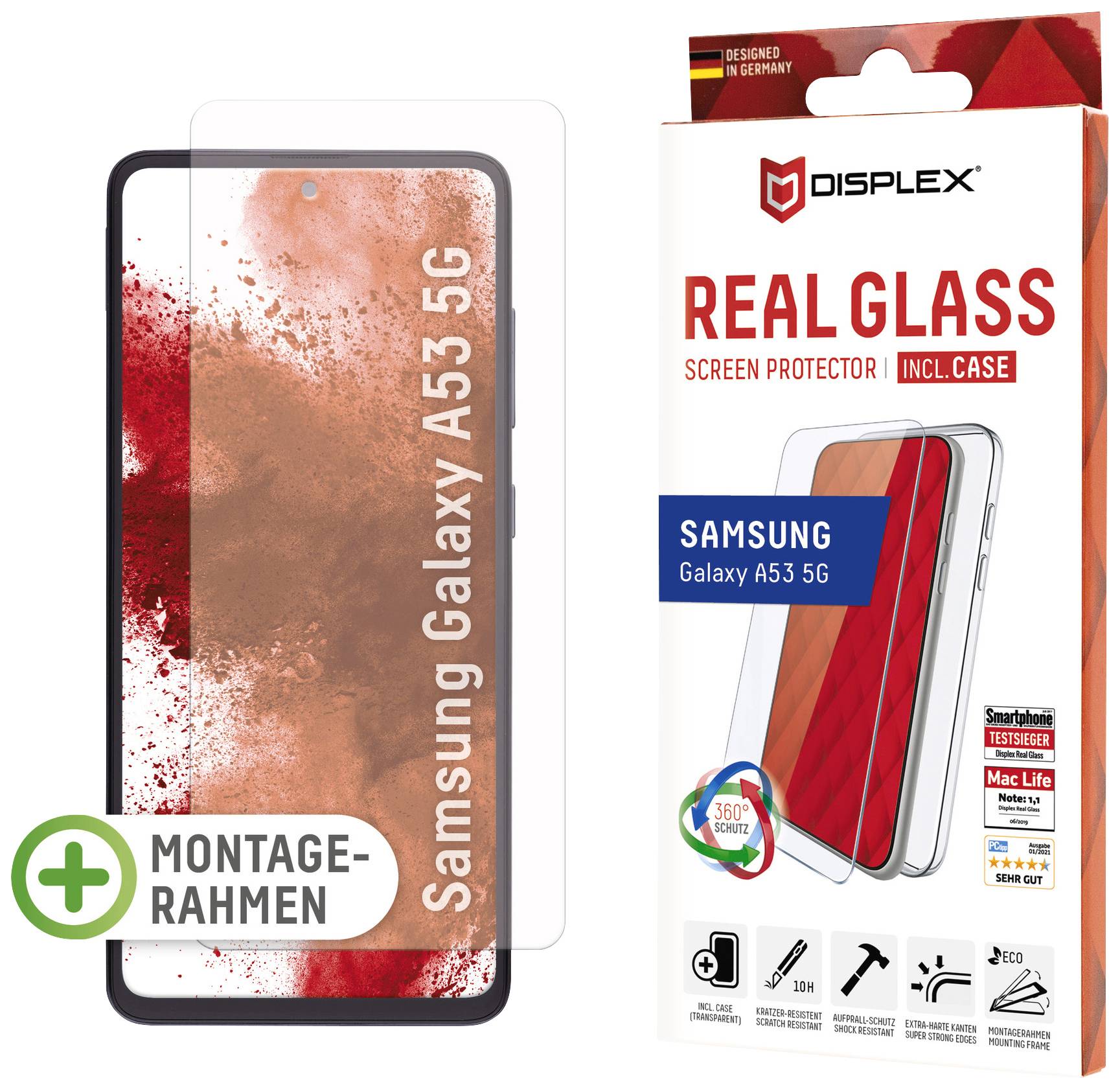 DISPLEX 01678 Glass screen protector Samsung Galaxy A53 5G 1 pc(s) 01678