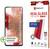 Display Protection Glass 'Displex Real Glass' for Samsung Galaxy A53 5G, with Mounting Frame. Packaging shows red graphics and information.