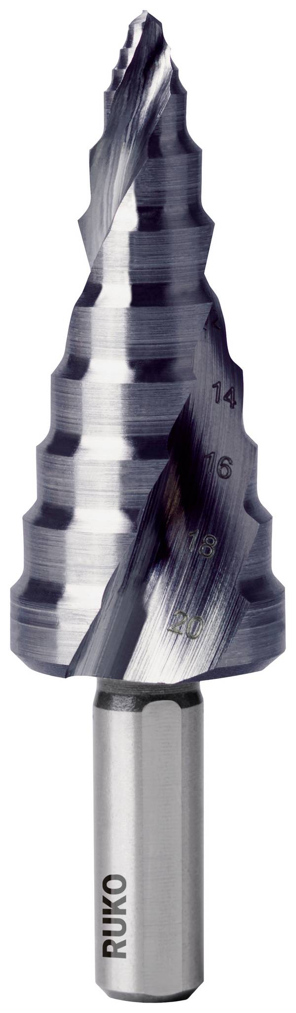 RUKO 101651P ULTIMATECUT HSS Step drill bit 1-piece Total length 70 mm 1 pc(s)