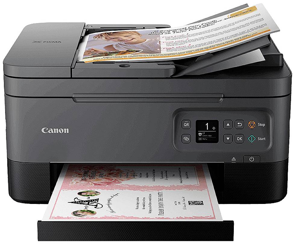 Canon PIXMA TS7450i Multifunction printer Inkjet Colour A4 Printer, scanner, copier ADF, Duplex, USB, Wi-Fi