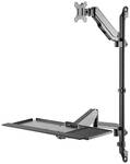 SpeaKa Professional SP-MM-710 Wall Mount for Monitor with PC Mount, 17