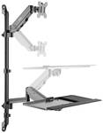 SpeaKa Professional SP-MM-710 Wall Mount for Monitor with PC Mount, 17