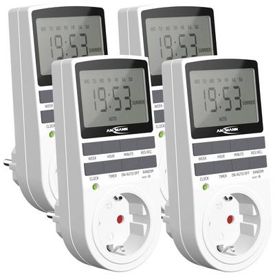 Ansmann 1260-0006-590-01 Timer software package digital  24h mode, 7 day mode  3680 W IP20 24/7 operation, Programmable 