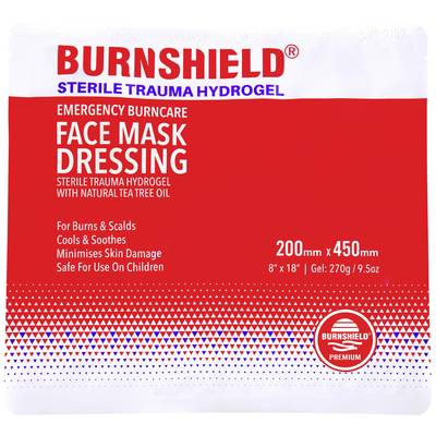 Burnshield 1012282 Burn-wound compress face mask  450 mm x 200 mm 
