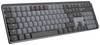 Logitech MX Mechanical (Tacticle Quiet) Bluetooth®, Radio Keyboard German, QWERTZ Graphite Detachable cable, Backlit, Rechargeable