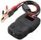 'Jump starter with crocodile clips and USB port. Used for recharging or powering vehicle batteries.'