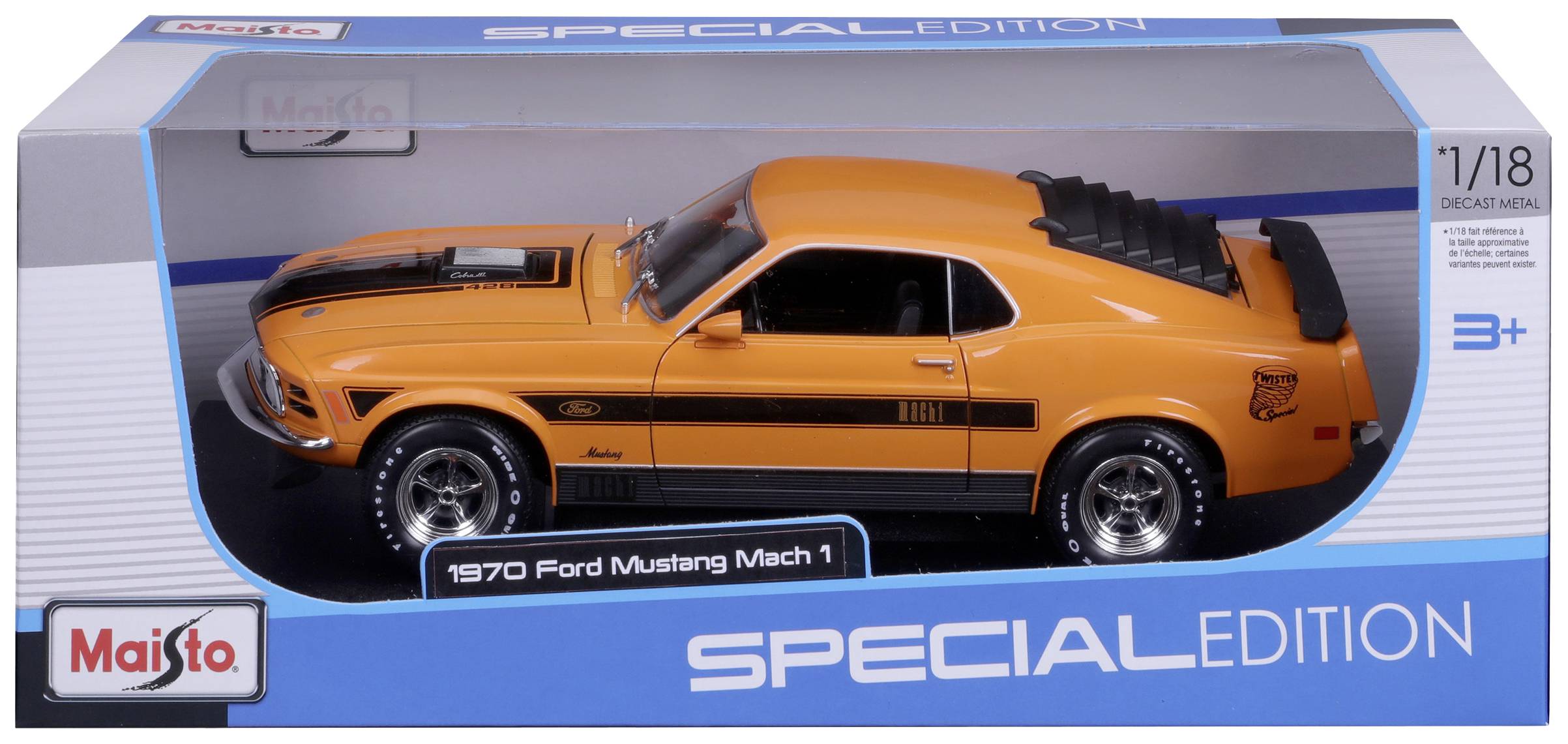 Maisto Ford Mustang Mach 1, ´70 1:18 Model car-4