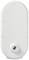 White, oval plastic cover with a central opening, likely for an electronic device.
