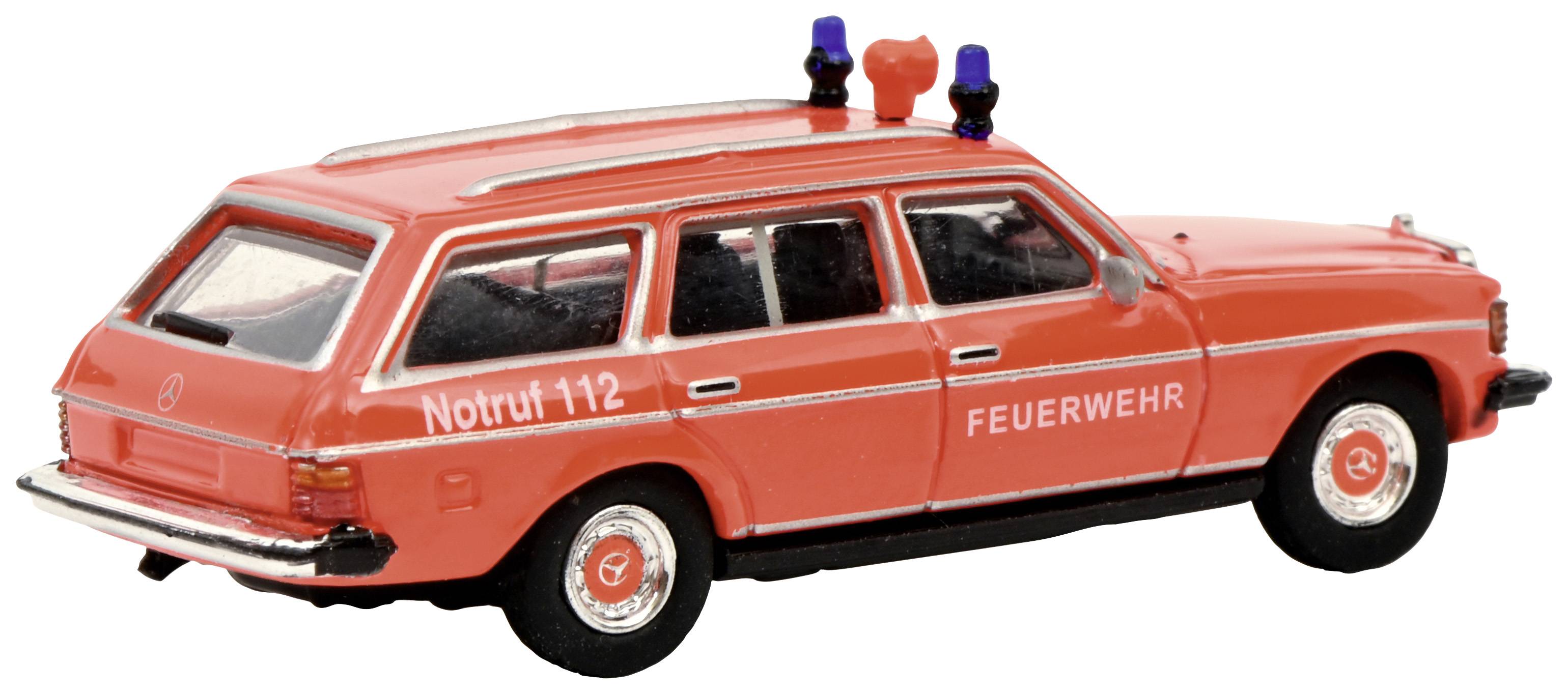Schuco 452669000 H0 Police & Emergency Service vehicle Mercedes Benz 240TE Combi fire brigade-1