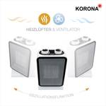 Korona 60001 Mini ceramic fan heater