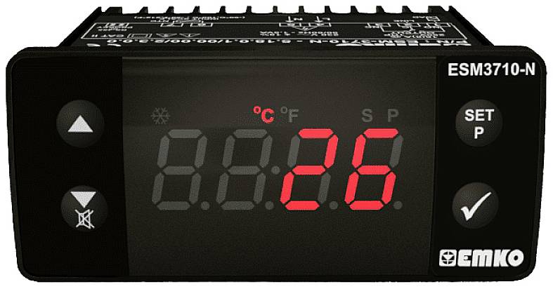 Emko ESM-3710-N Bang-bang Temperature controller PTC -50 up to 150 °C 16 A relay (L x W x H) 71 x 76 x 34.5 mm