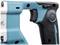 Electric tool handle with a blue housing and black trigger. Control button located above the handle.