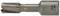 Metal drill bit with a cylindrical shank and spiral flutes, marked 'MAKITA 14X35'.