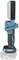 Battery-powered work light in blue and black, with a swivelling head and ergonomic handle. Ideal for site lighting.