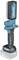 A blue and black cordless torch with an ergonomic handle and an adjustable head, compatible with 18V batteries.