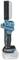 Battery-powered bandsaw by Makita, featuring an ergonomic handle and compact design for easy portability and precise cutting.
