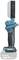Cordless work light with a pivoting head, blue-black design, suitable for flexible illumination when working in dark areas.