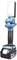 Battery-powered LED work light in blue and black, with a swivelling head for variable lighting angles.