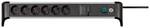 Brennenstuhl aluminum office line socket strip 6-way