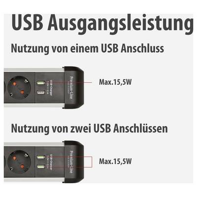 Brennenstuhl 1391030610 Power strip (+ switch) Silver, Black PG connector 1 pc(s)-4