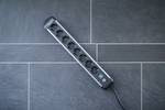 Brennenstuhl premium aluminum line socket strip 8-way