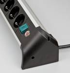 Brennenstuhl aluminum office line socket strip 4-way