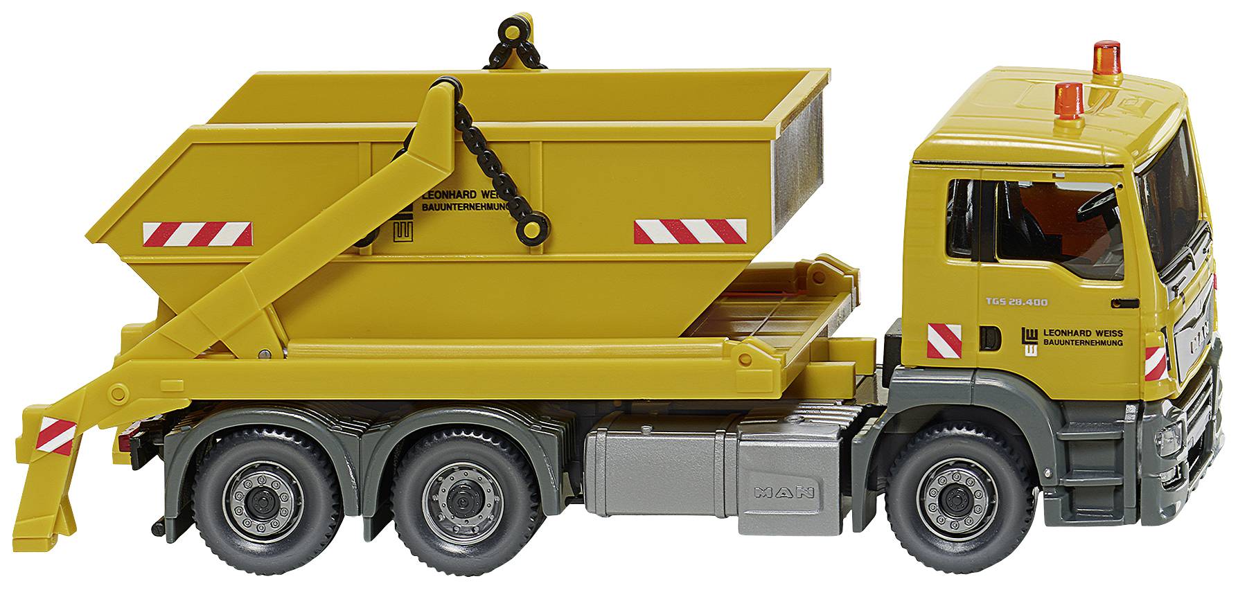 Image of Wiking 067907 H0 HGV MAN TGS Euro 6/Meiller drop-off tipper