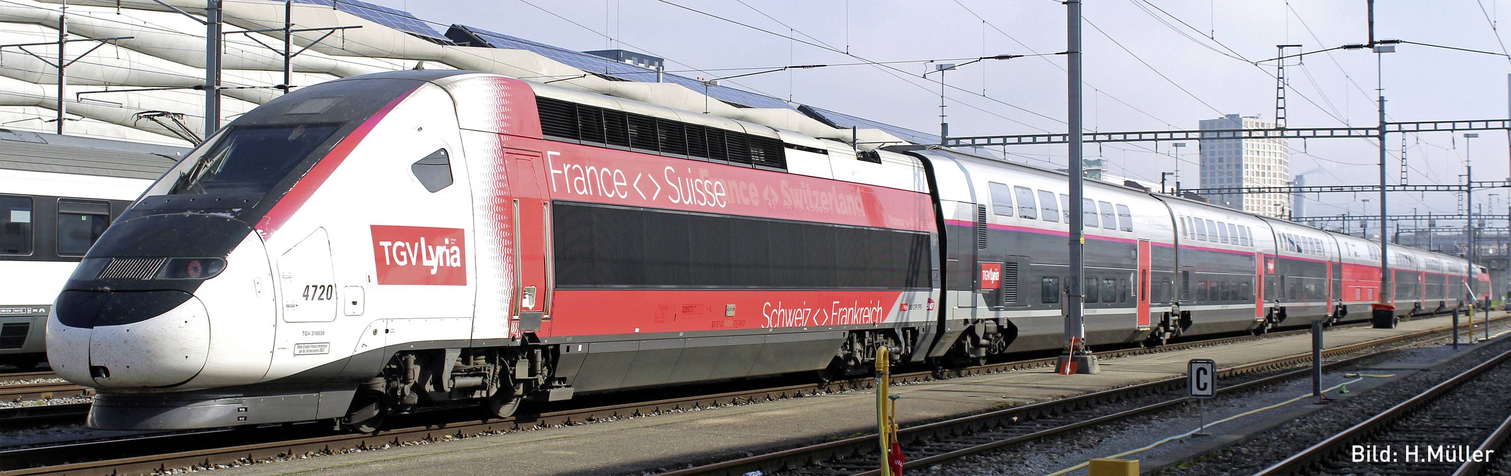 Image of KATO by Lemke K101762 N TGV Duplex Lyria train set, 10-piece from SNCF