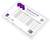 'Box with 400 universal LEDs in various colours and sizes, transparent with table overview on the lid.'