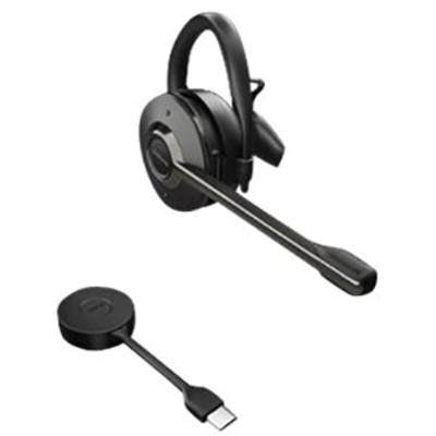 Jabra Engage 55   On-ear headset DECT Mono Black  Volume control, Microphone mute, Mono, Ear clip