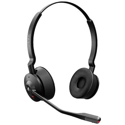 Jabra Engage 55 Phone  On-ear headset DECT Stereo Black  incl. charger and docking station, Volume control, Microphone m