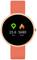 Smartwatch with an orange strap displays 25.6 km and 5,680 kcal on the screen.