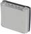 Plastic enclosure in a rectangular shape with rounded corners, with visible screw holes at the corners and a dark stripe along one edge.