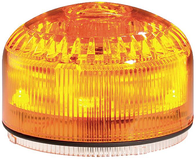 Grothe Hooter LED MHZ 8931 38931 Orange Flash, Nonstop light signal, Emergency light 105 dB