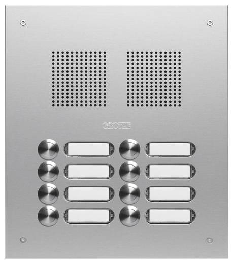 Grothe TS 787 2-4 Door intercom Outdoor panel Silver