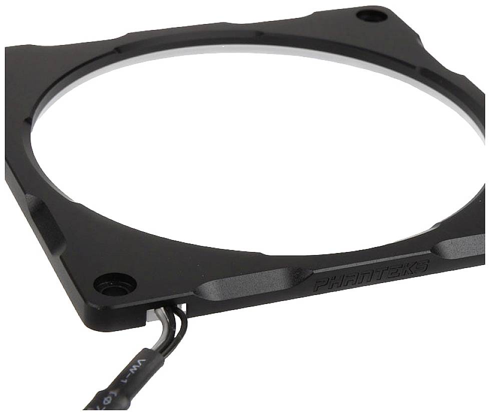 Phanteks Halos Lux Digital PC fan bracket with RGB LEDs Black