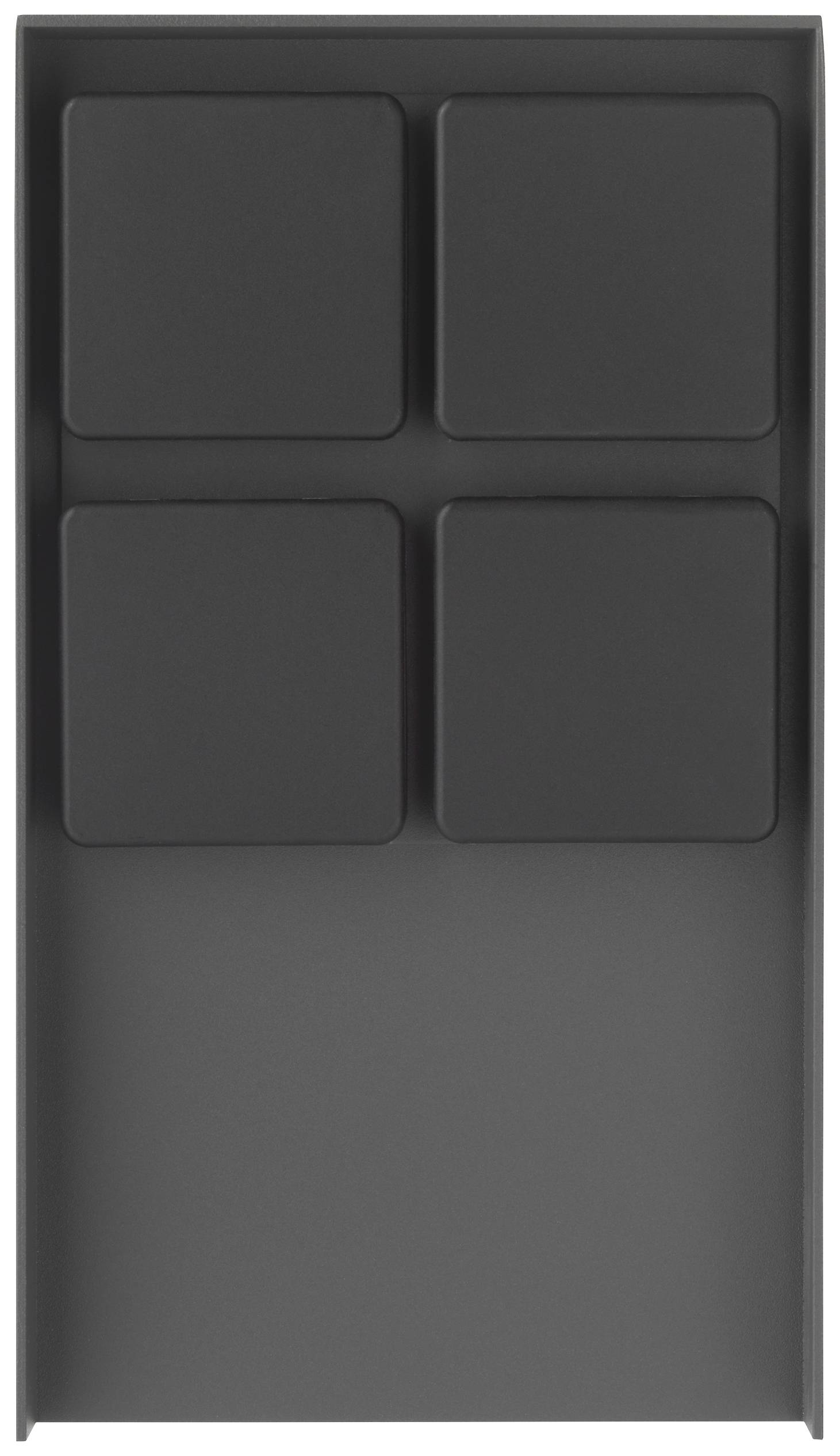 Sygonix SY-5191010 Weatherproof power strip Anthracite-1